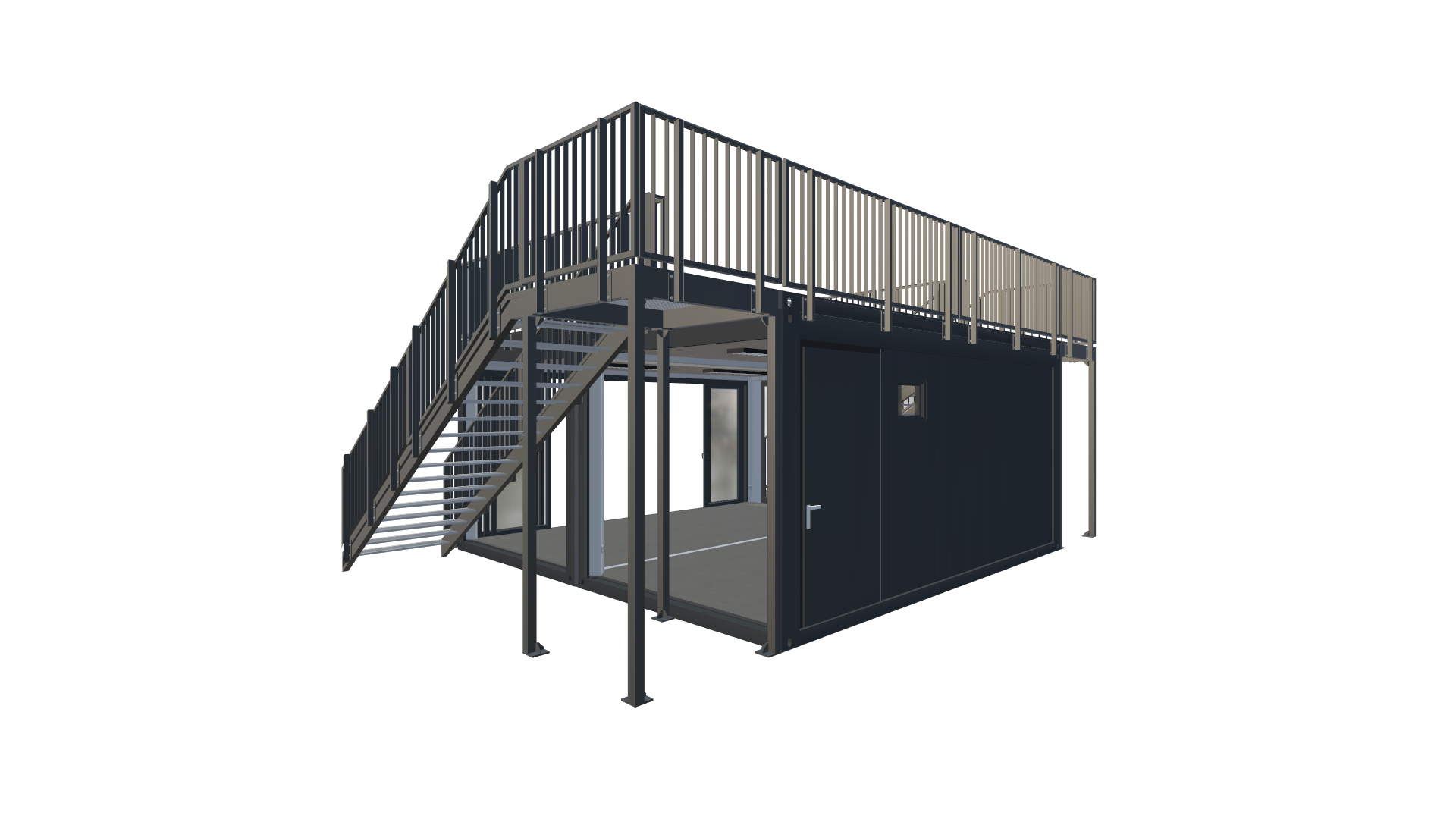 Pop-Up Store Entwurf 56 Screenshot - Hinten Links