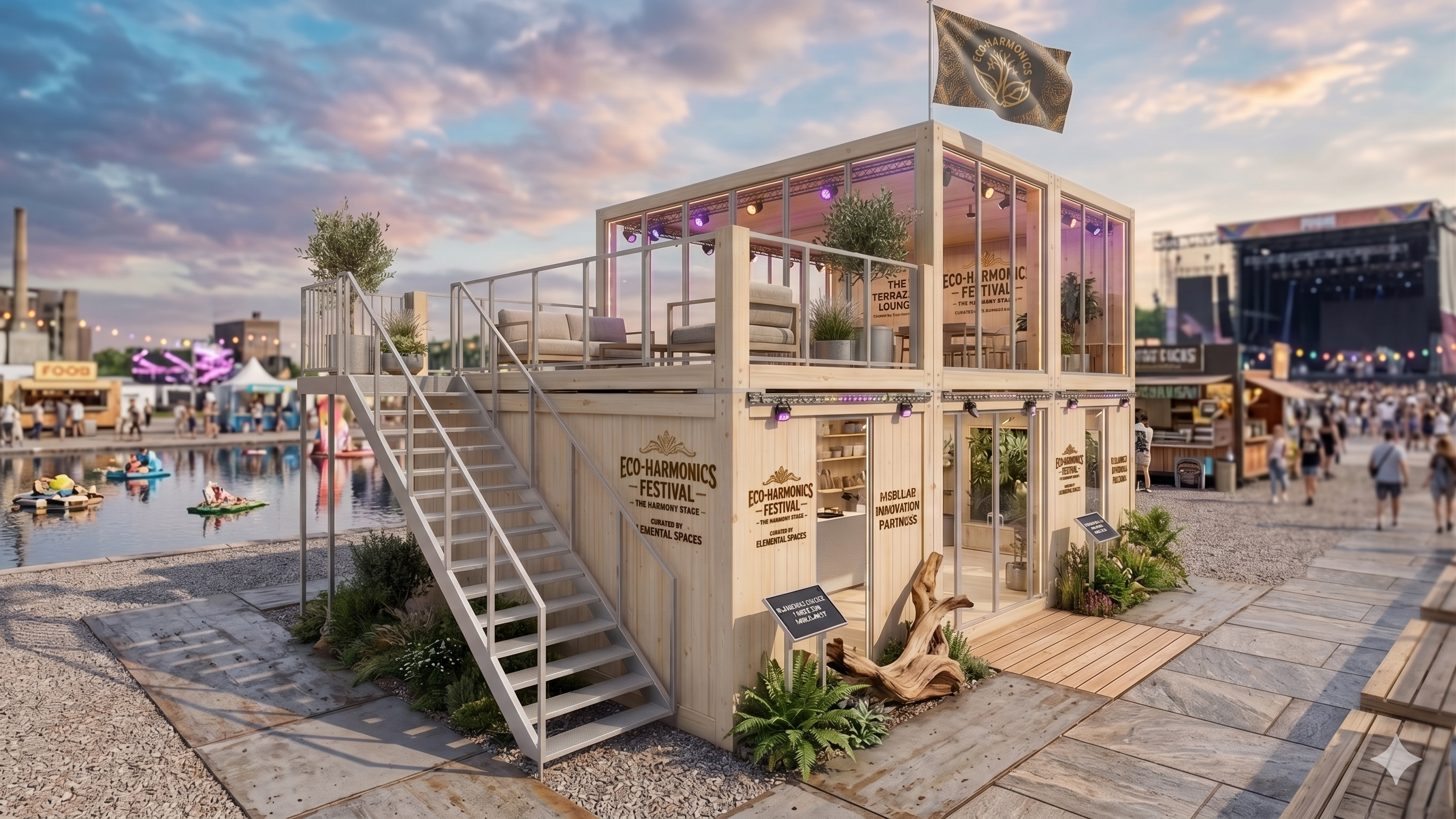 Festivalcontainer Sustainability-Hub