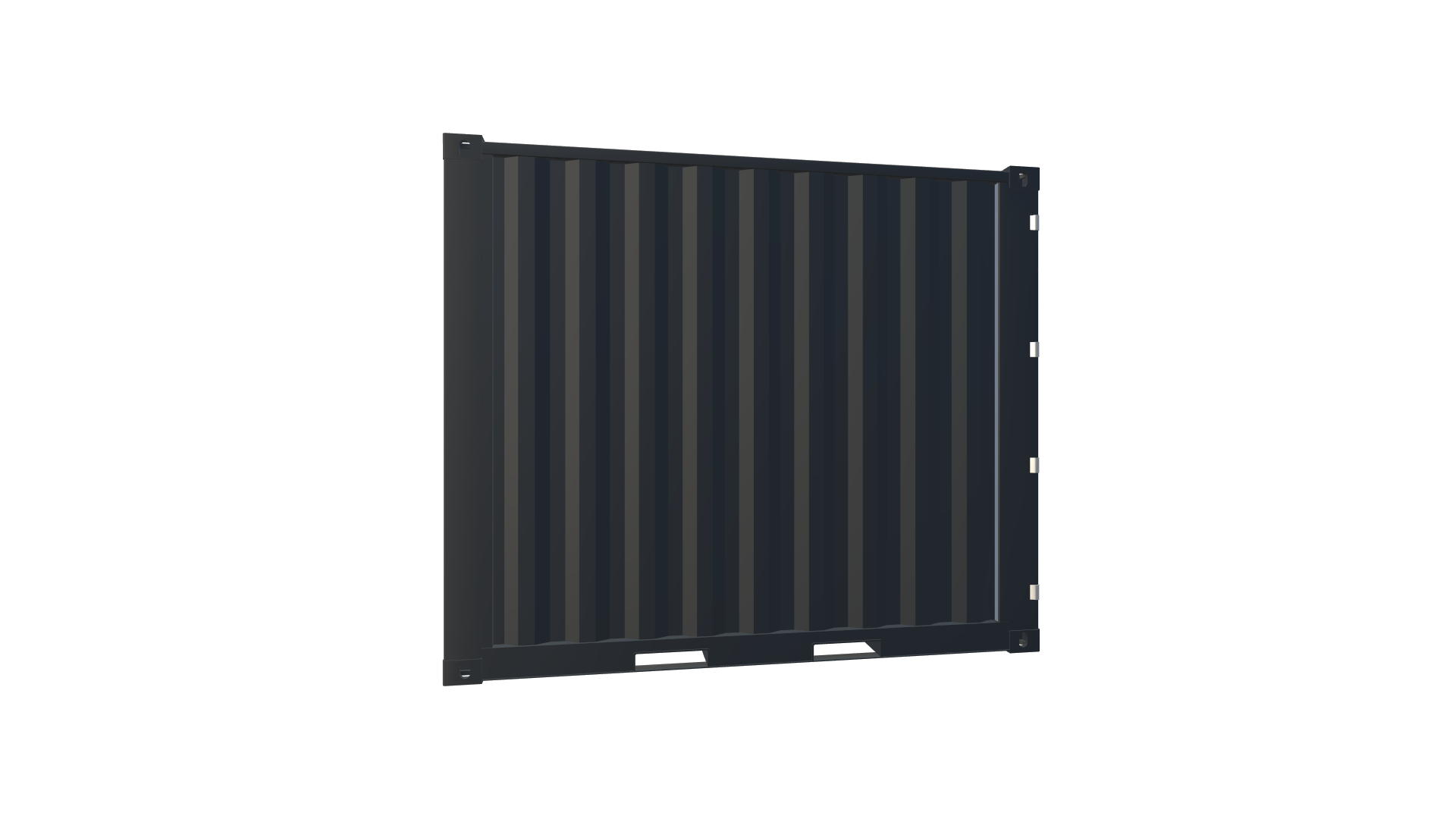 10 Fuß ISO Container Screenshot - Hinten Links