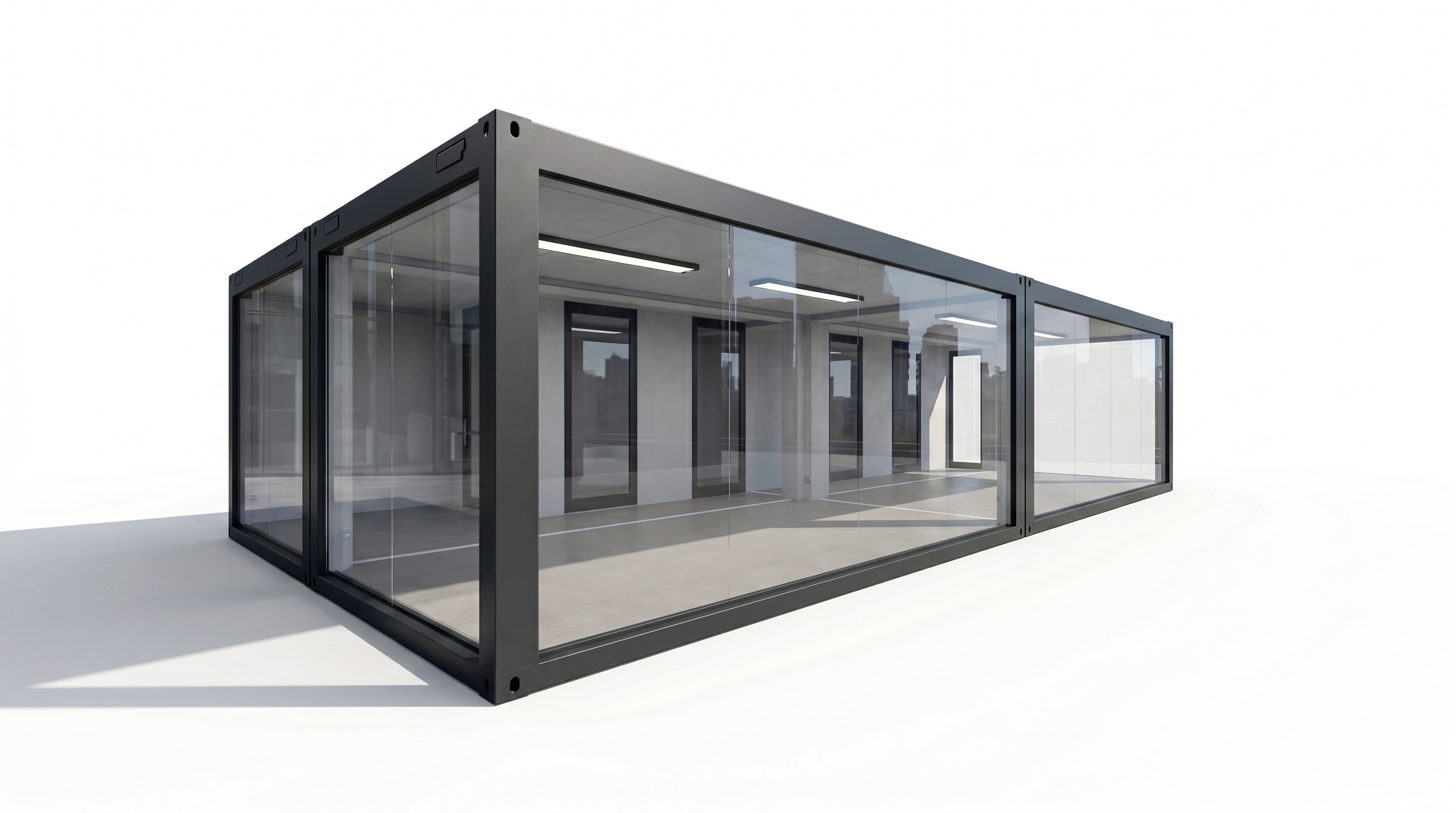 Offener Pop-Up Boutique Store Screenshot - weißer hintergrund