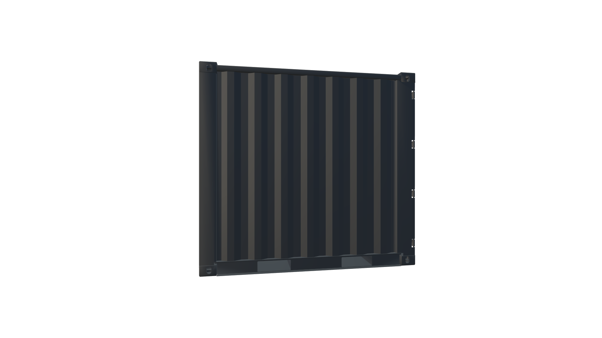 8 Fuß ISO-Container Screenshot - Hinten Links