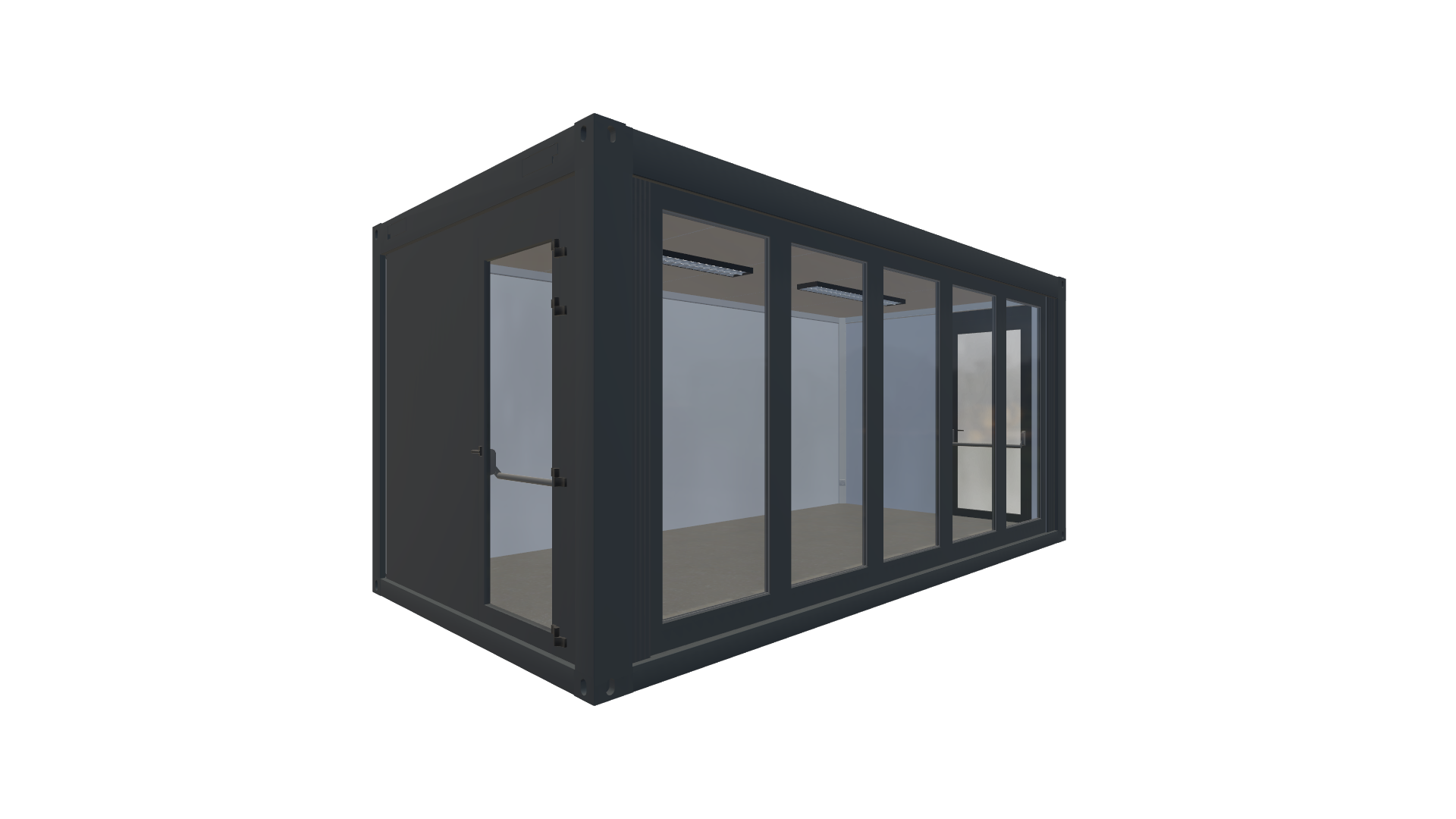 Gastronomiecontainer | Entwurf 8 Screenshot - Vorne Links