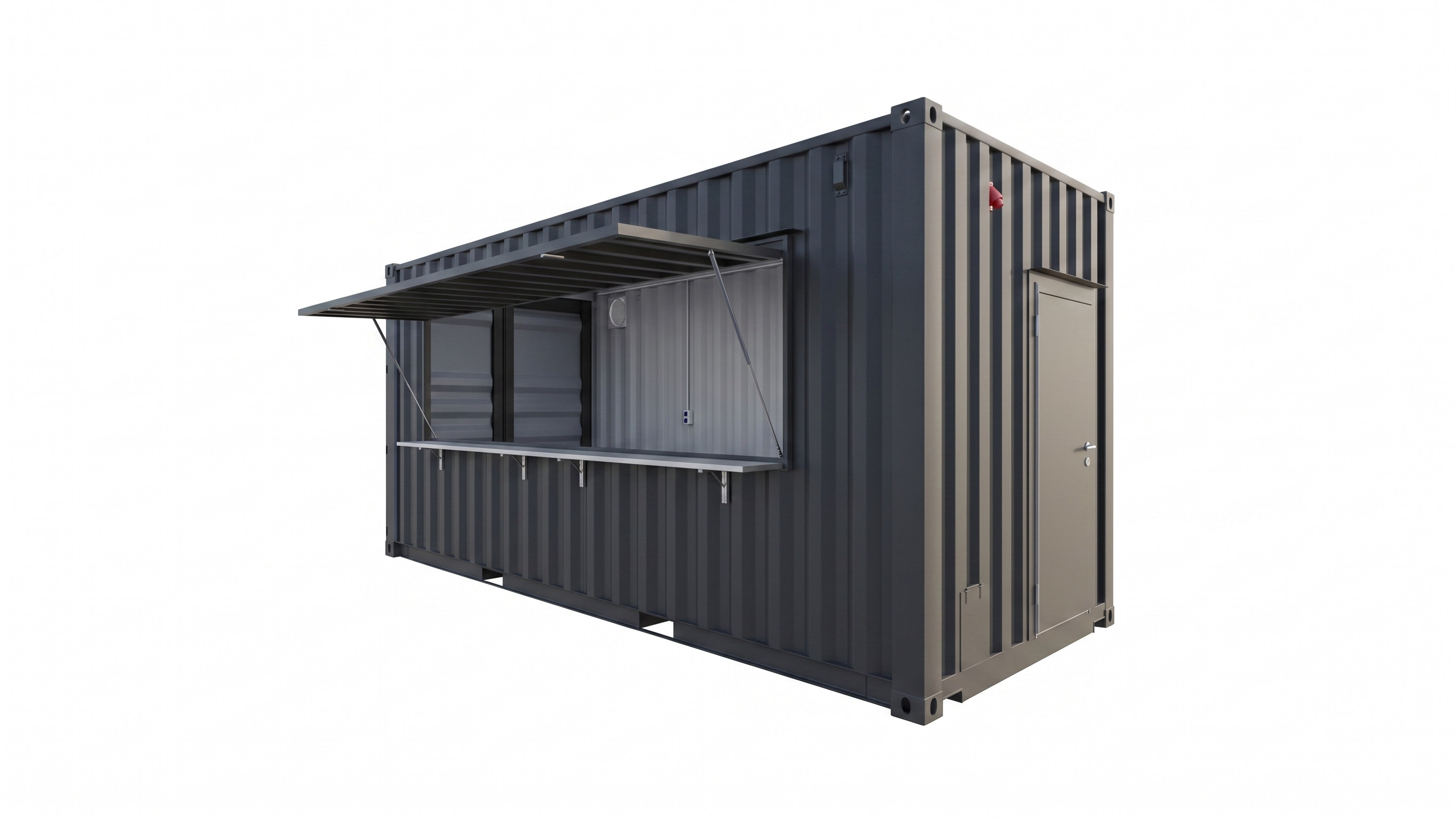 20 Fuß HC Kiosk Container