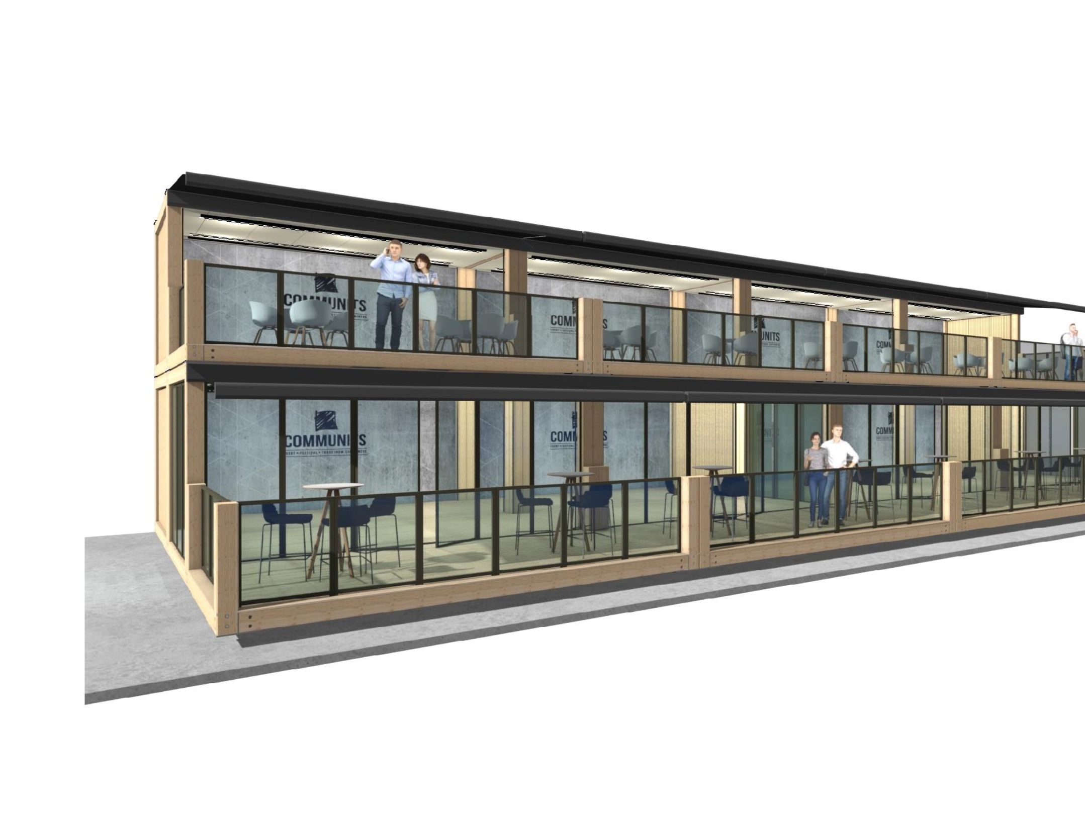 Holzmodul Event
