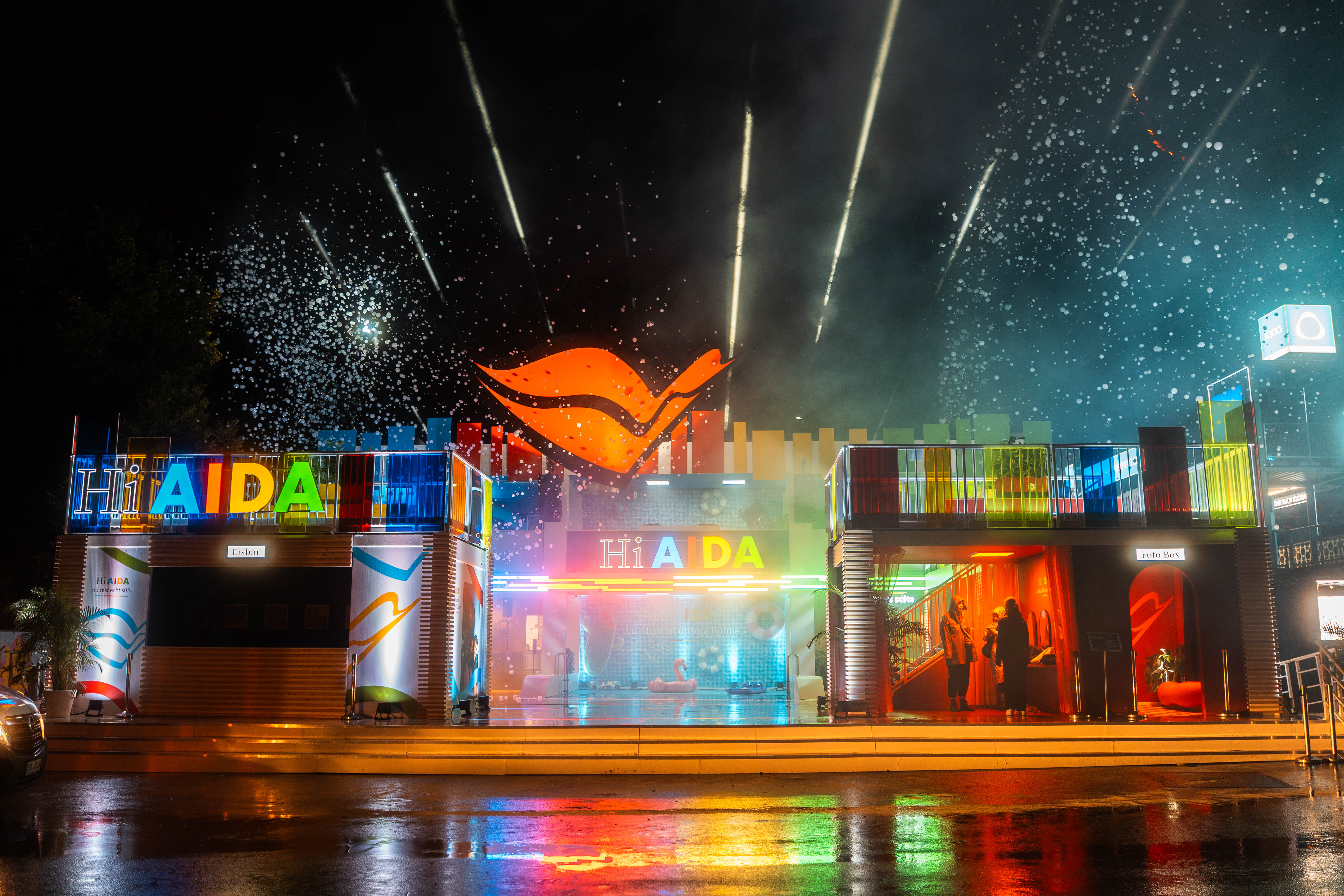 AIDA Festivalcontainer Markenaktivierung auf dem Superbloom Festival