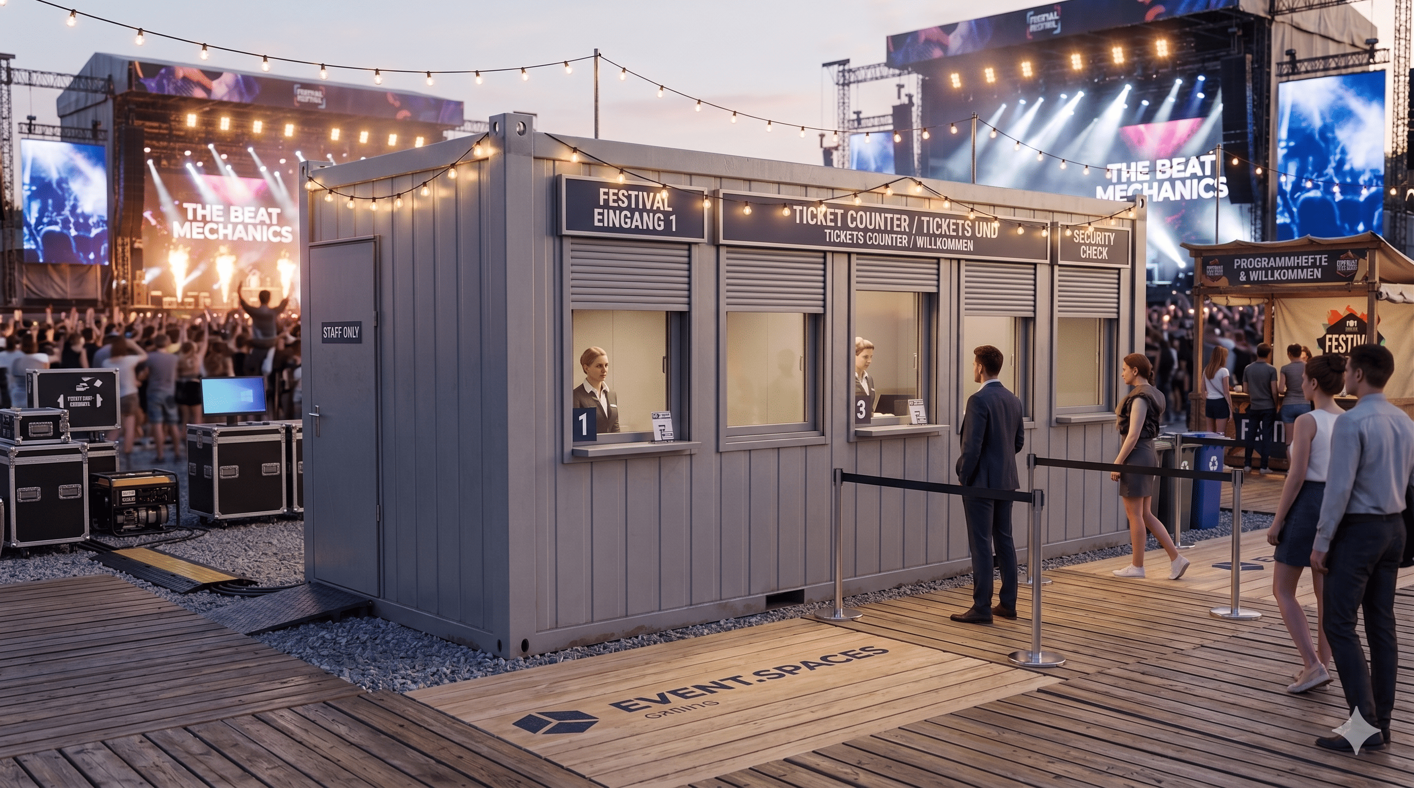 Festival Kassencontainer