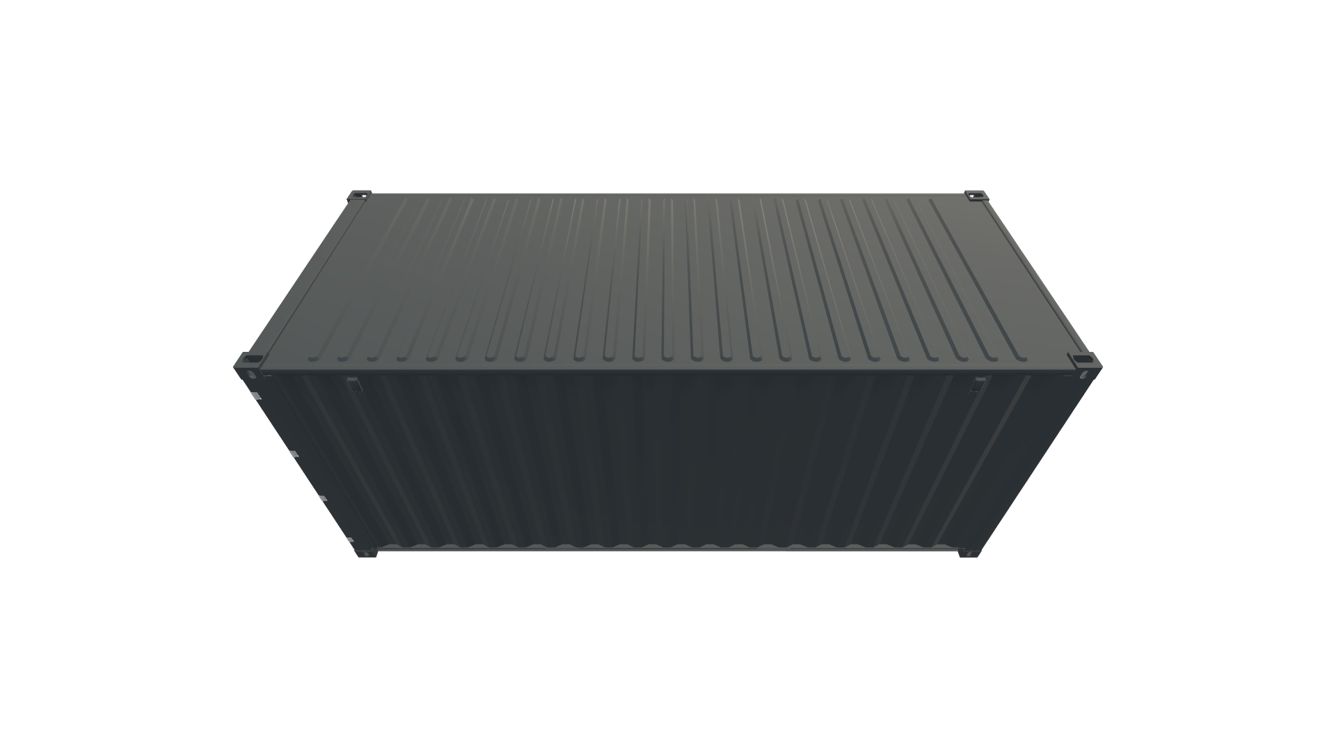 20 Fuß ISO Container Screenshot - Schräg Oben