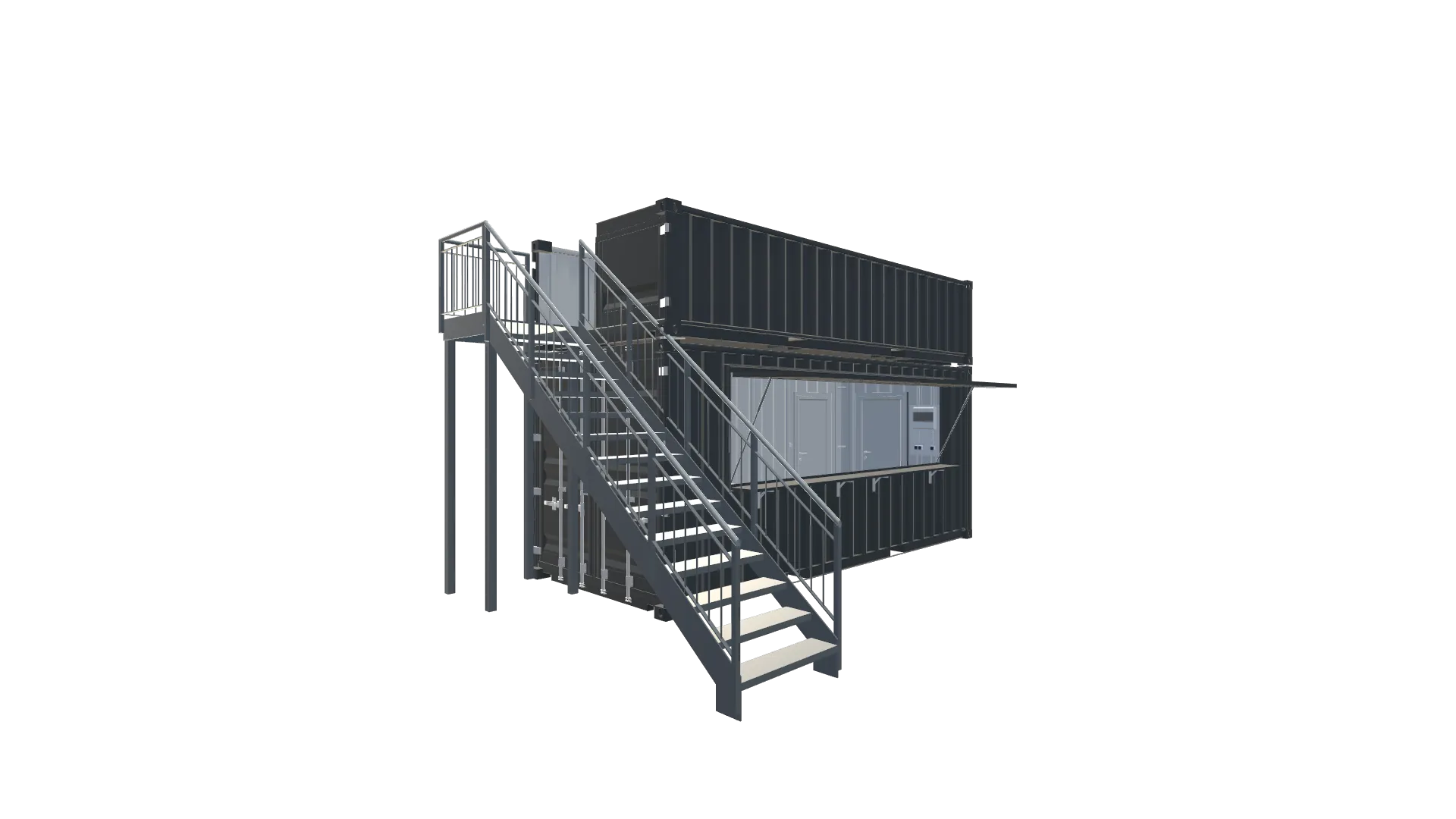 Merchandising-Container – Mobiler Fan-Shop Screenshot - Vorne Links Merchandising-Container – Mobiler Fan-Shop Screenshot - Vorne Links