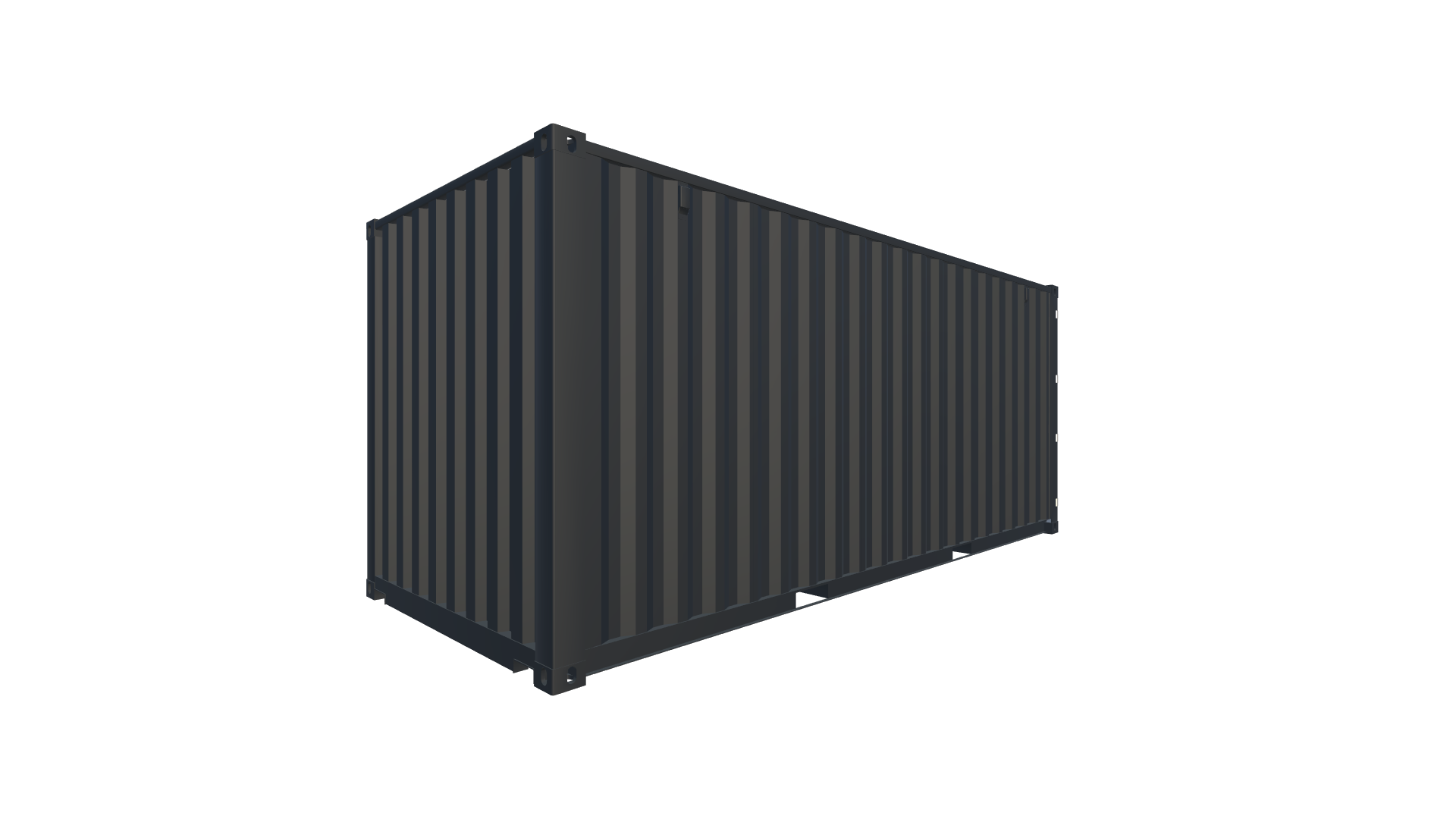 20 Fuß ISO Container Screenshot - Hinten Rechts