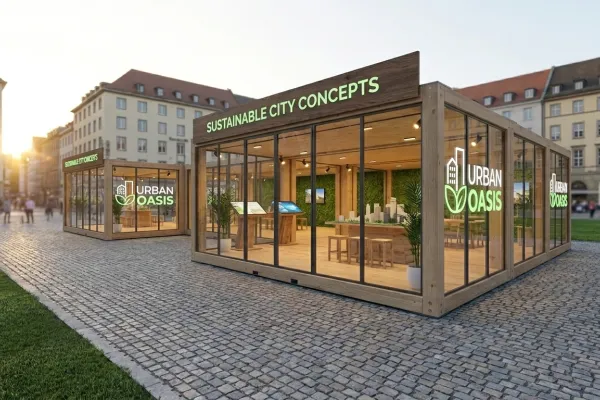 Roadshow Container Entwurf 204 - Foto Roadshow Container Entwurf 204 - Holzmodul - Eventcontainer