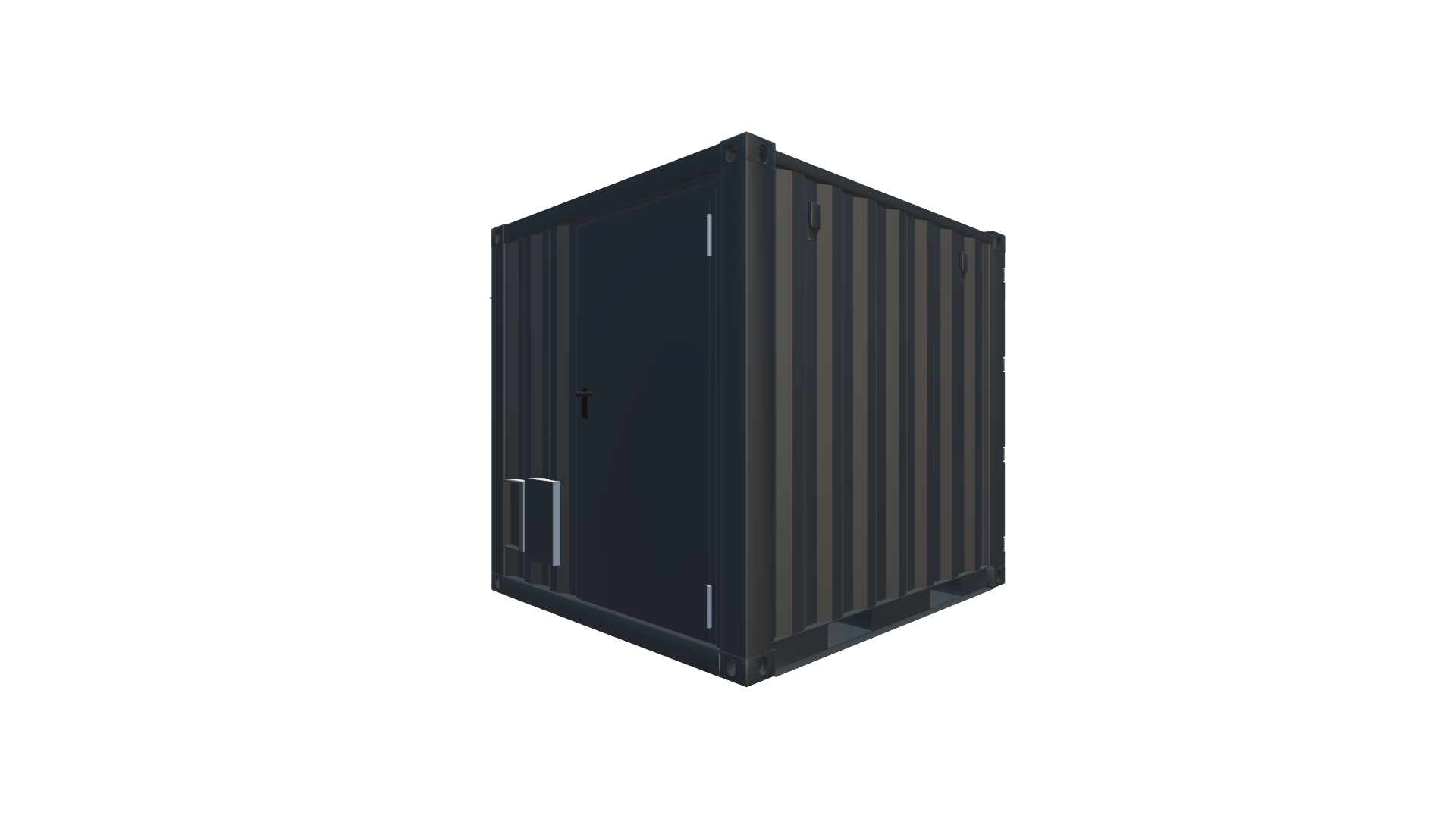 8 Fuß Kiosk Container Screenshot - Hinten Rechts