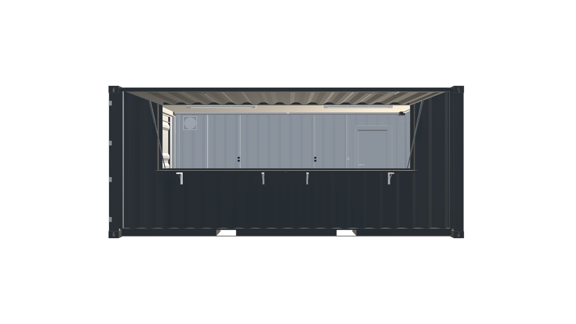 Gastro-Seecontainer „Aura“ für Urban Coffee & Bar Screenshot - Frontal