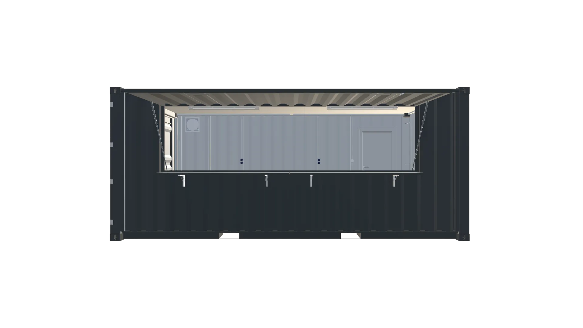 Gastro-Seecontainer „Aura“ für Urban Coffee & Bar Screenshot - Frontal Gastro-Seecontainer „Aura“ für Urban Coffee & Bar Screenshot - Frontal