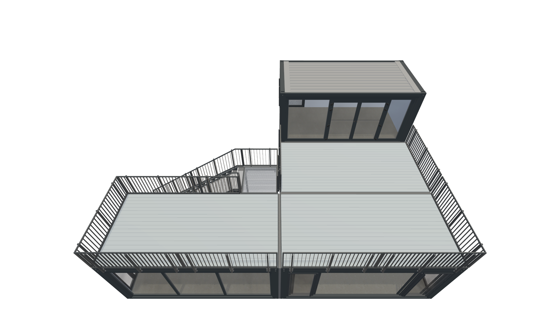 Showroom Eventcontainer 32 Screenshot - Schräg Oben