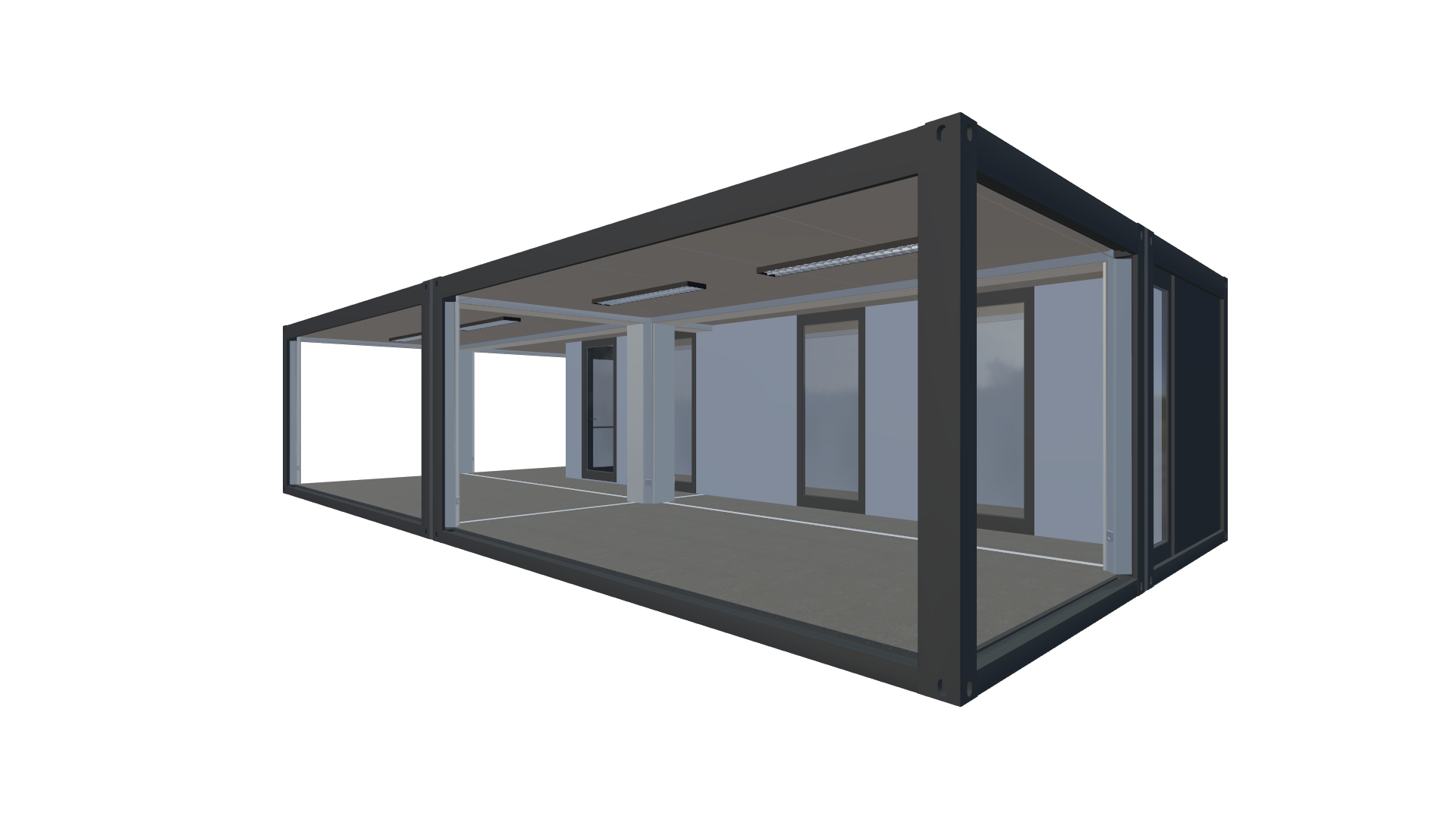 Offener Pop-Up Boutique Store Screenshot - Hinten Links