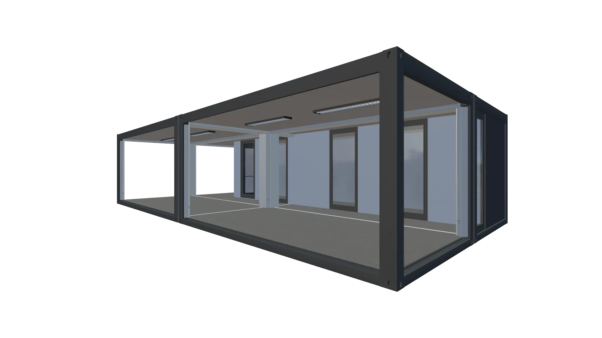Offener Pop-Up Boutique Store Screenshot - Hinten Links Offener Pop-Up Boutique Store Screenshot - Hinten Links