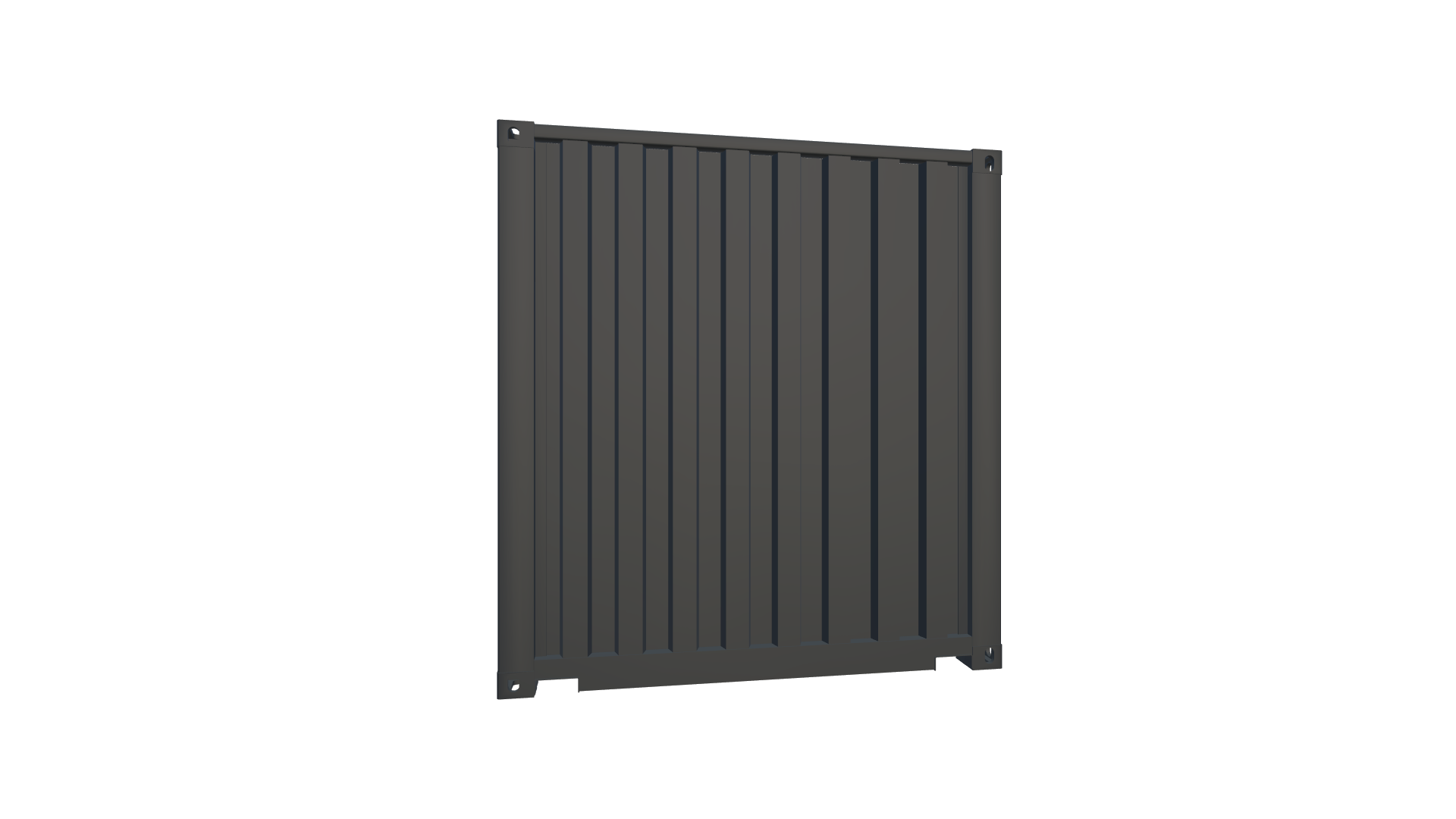 10 Fuß ISO Container Screenshot - Hinten Rechts