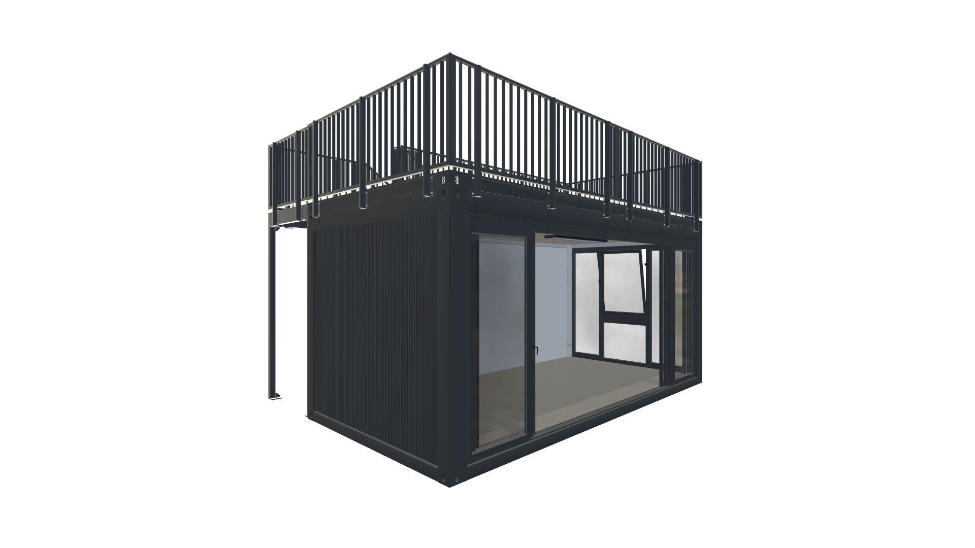 Pop-Up Store Entwurf 1 Screenshot - Vorne Links