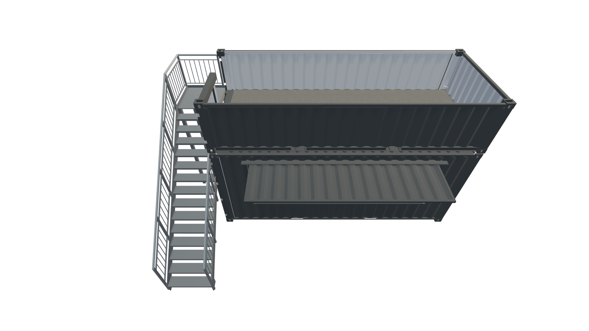 Merchandising-Container – Mobiler Fan-Shop Screenshot - Schräg Oben