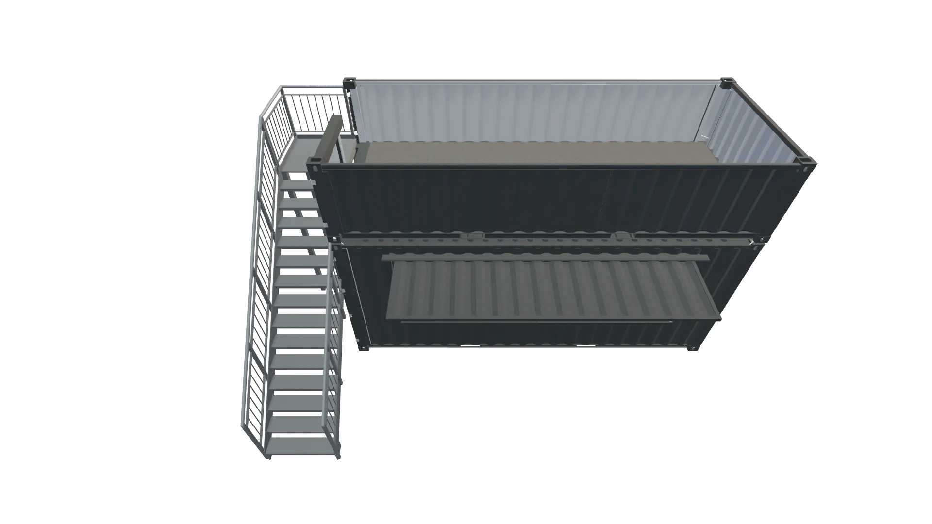 Merchandising-Container – Mobiler Fan-Shop Screenshot - Schräg Oben Merchandising-Container – Mobiler Fan-Shop Screenshot - Schräg Oben