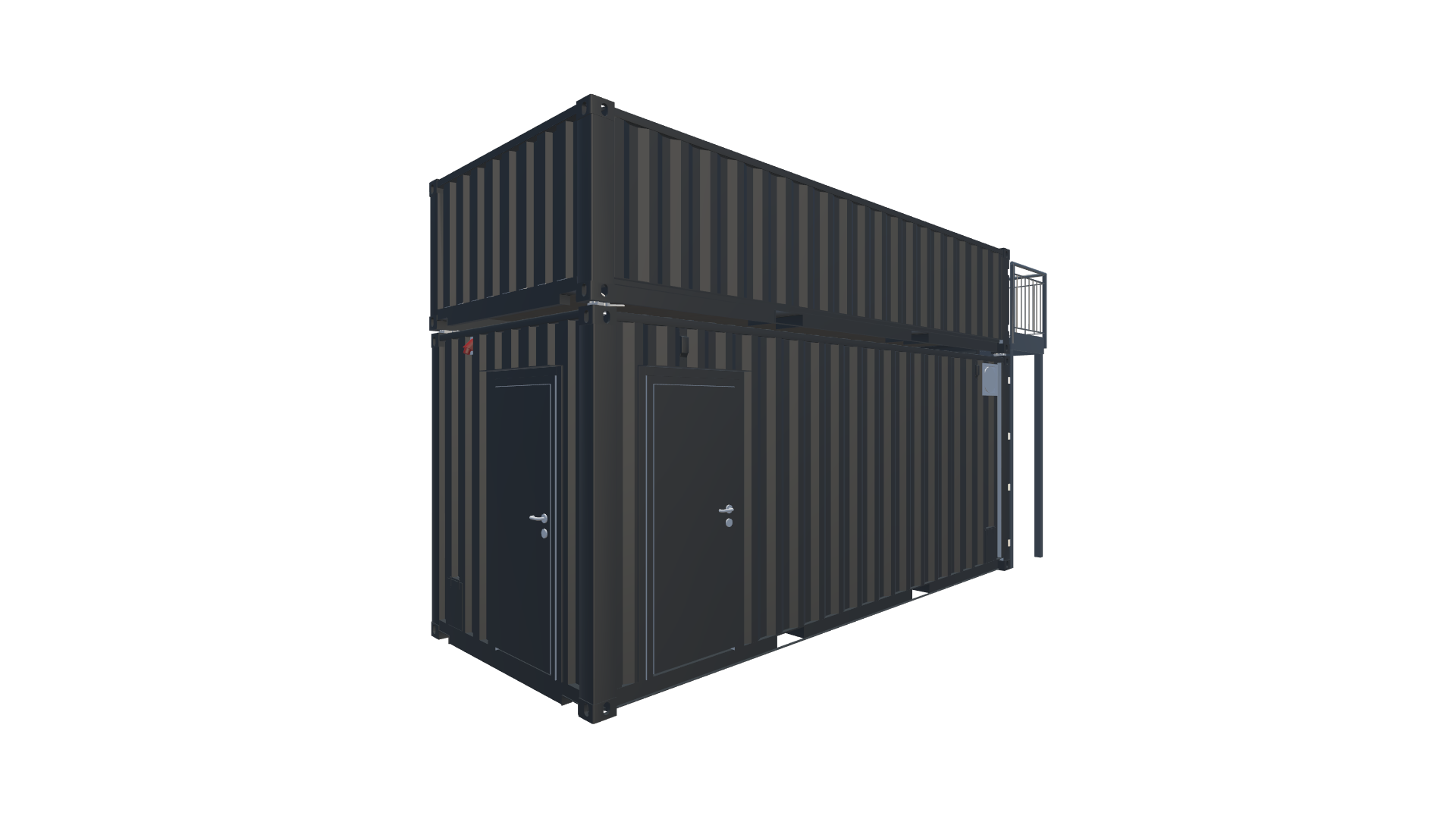 Merchandising-Container – Mobiler Fan-Shop Screenshot - Hinten Rechts