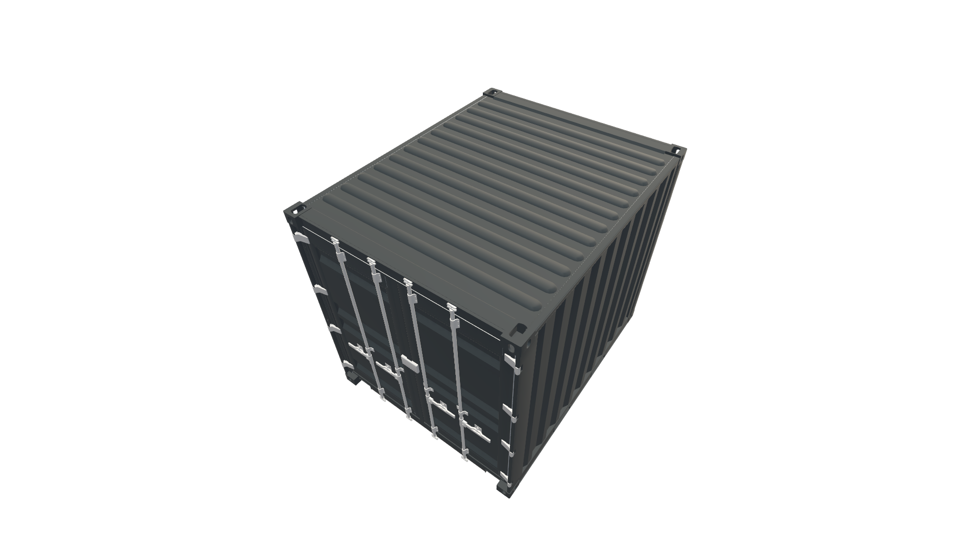 10 Fuß ISO Container Screenshot - Schräg Oben