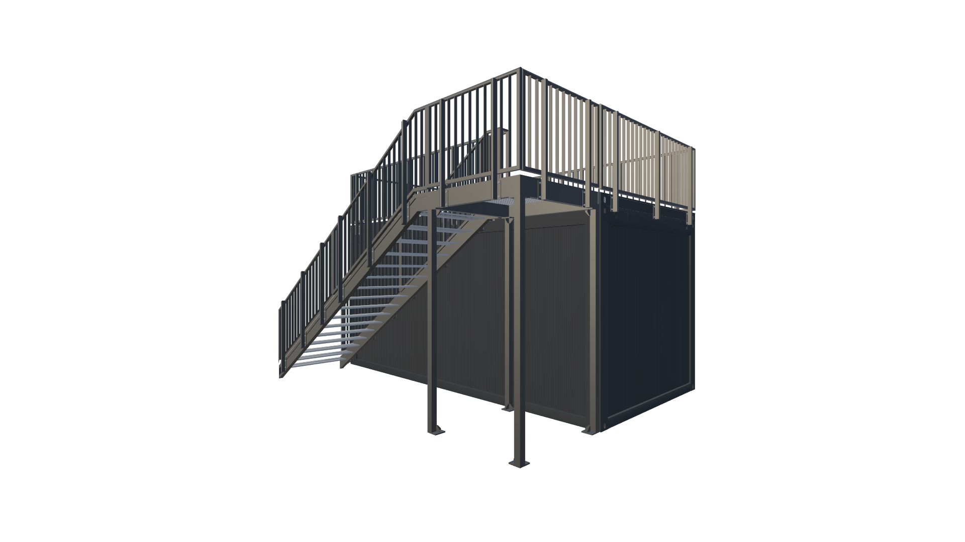 Roadshow Container Entwurf 1 Screenshot - Hinten Links