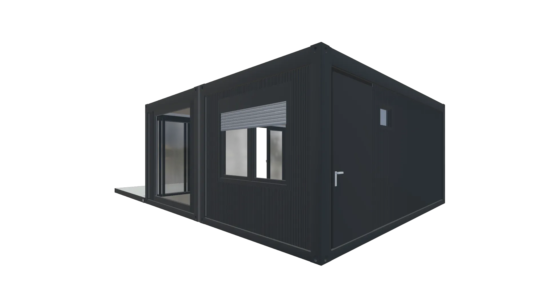 Glamping-Container Premium – Modulares Hotel- & Wohnmodul Screenshot - Vorne Links Glamping-Container Premium – Modulares Hotel- & Wohnmodul Screenshot - Vorne Links