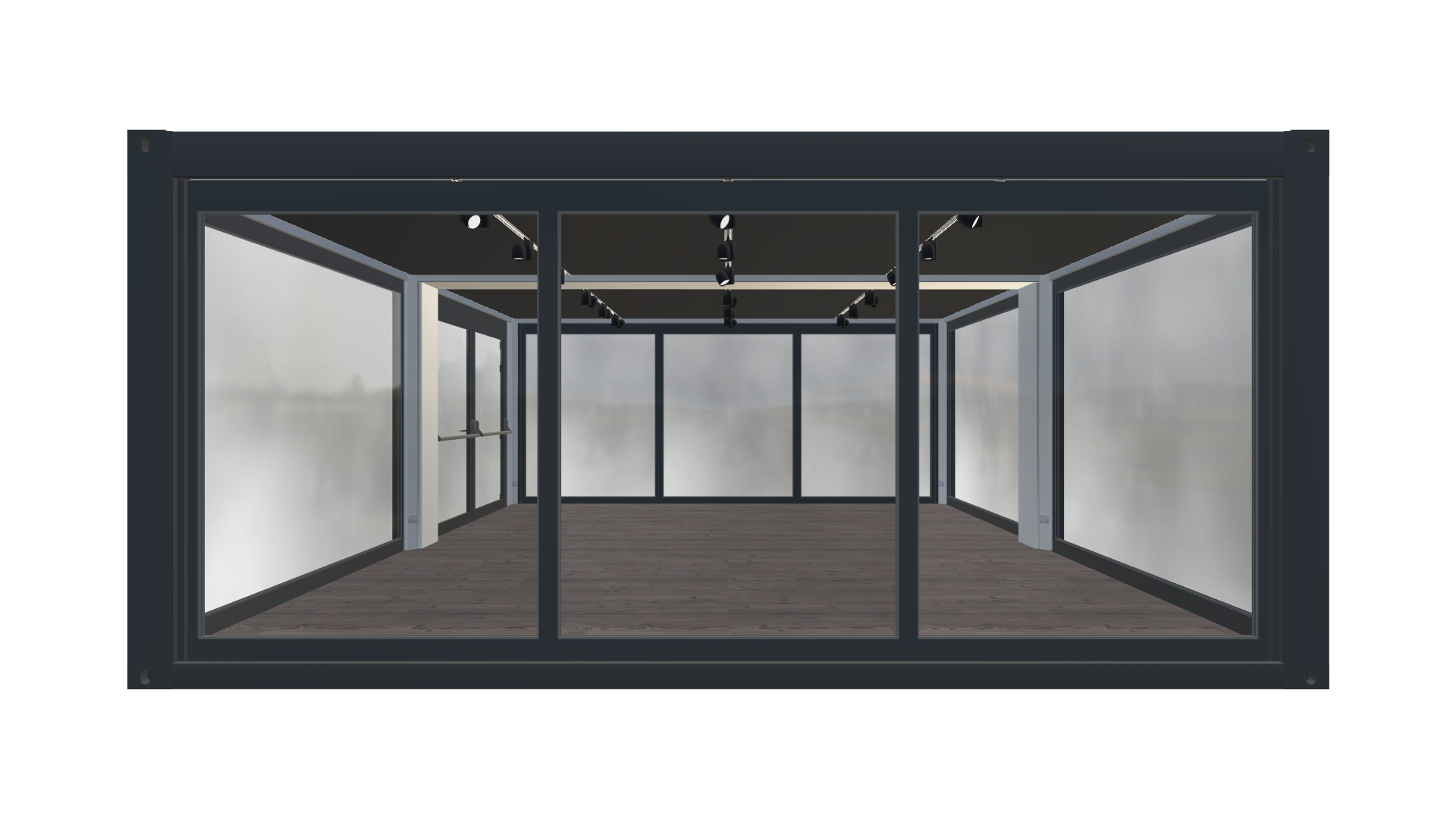 Messecontainer Entwurf 128 Screenshot - Frontal
