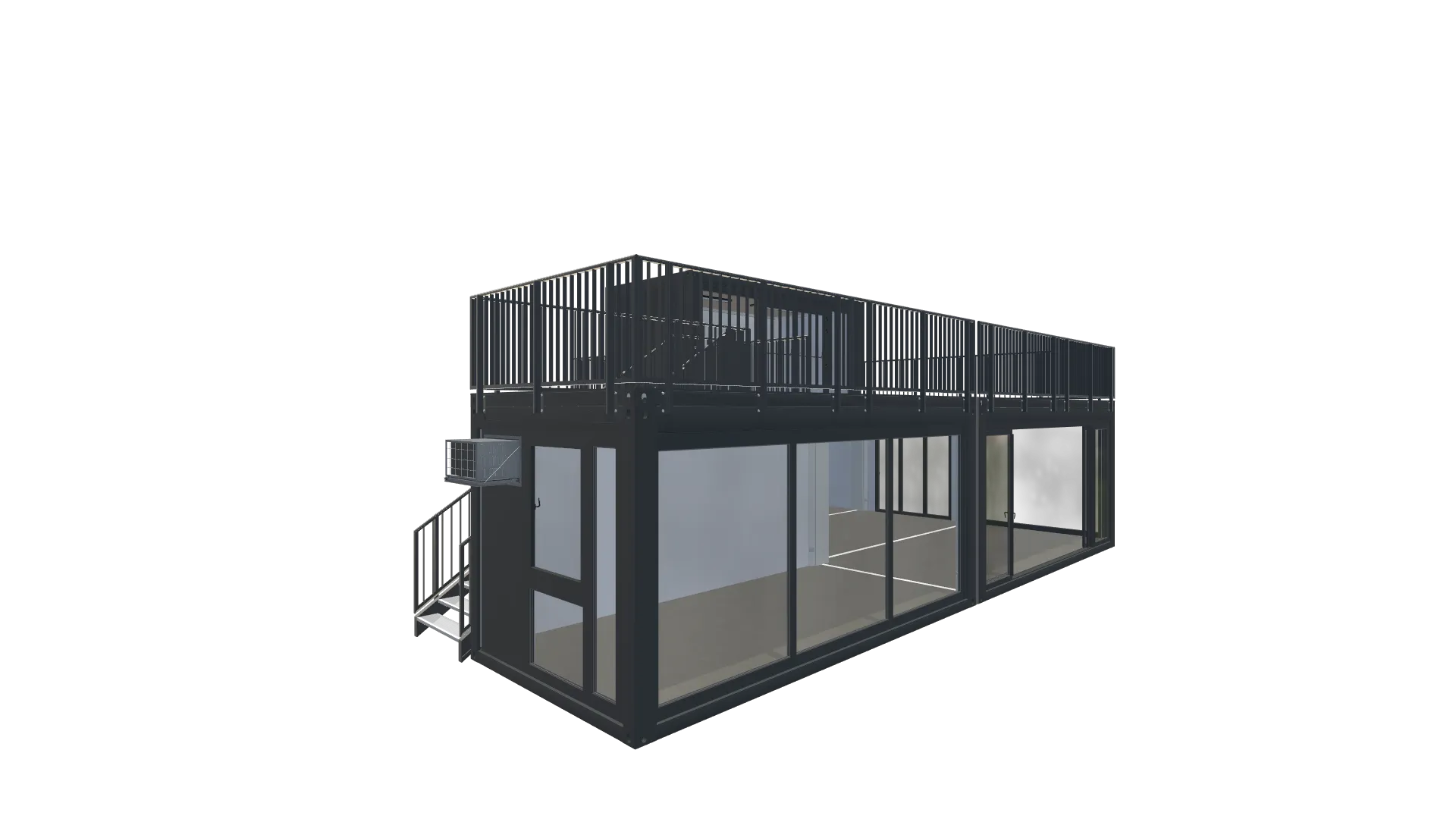 Showroom Eventcontainer 32 Screenshot - Vorne Links Showroom Eventcontainer 32 Screenshot - Vorne Links