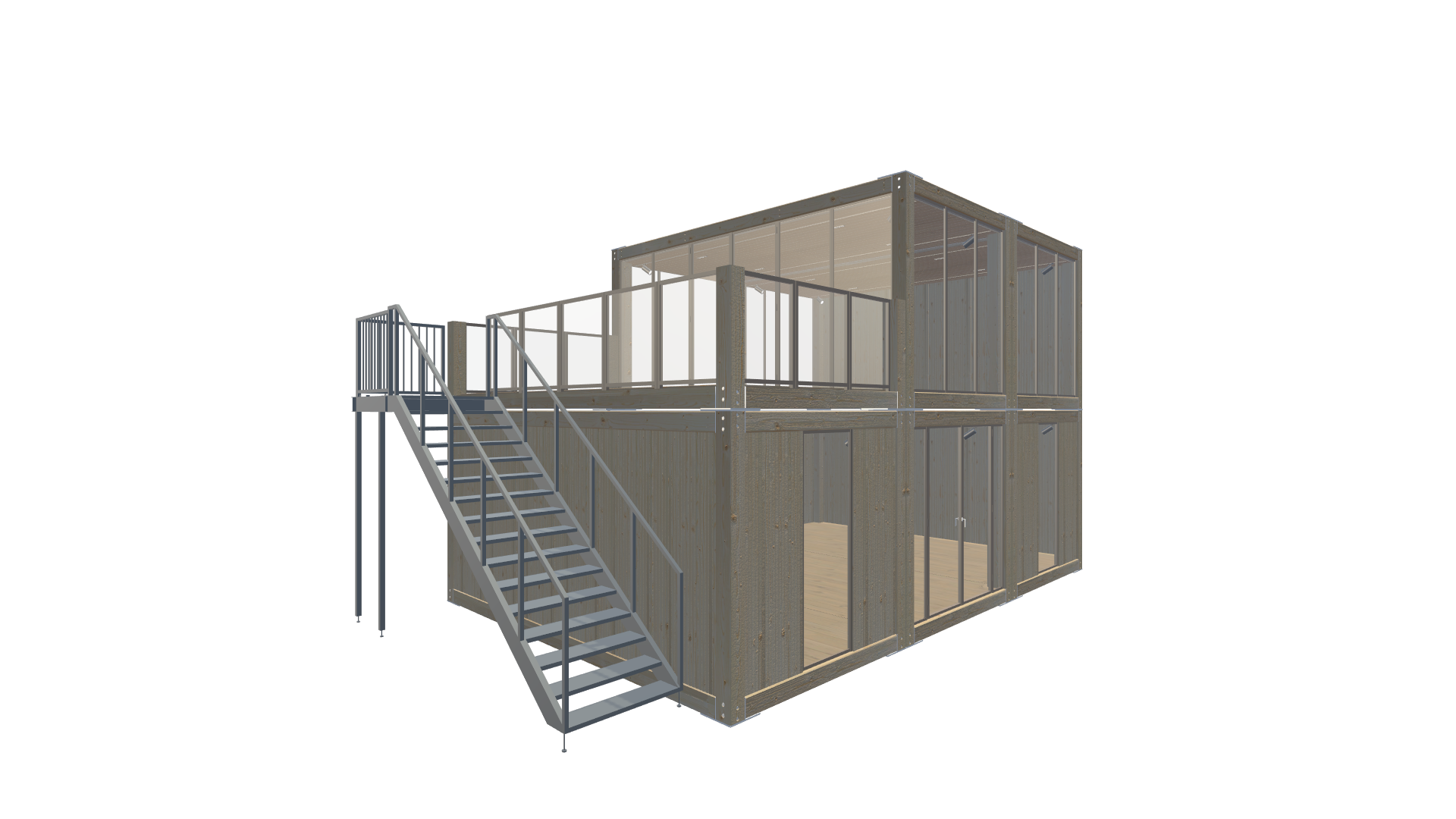 Festivalcontainer Entwurf 219 Screenshot - Hinten Links