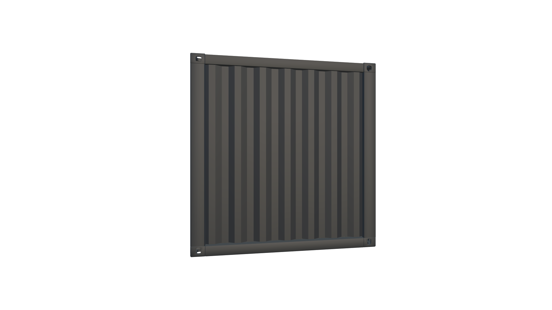 8 Fuß ISO-Container Screenshot - Hinten Rechts